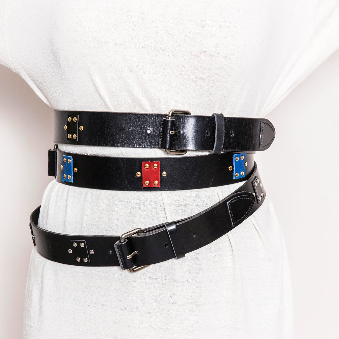 Natural tanned solid Leather Belts