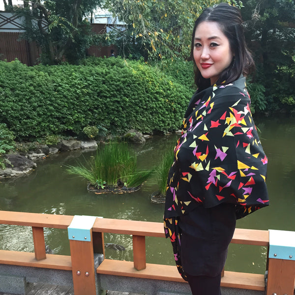 ALZAR – crepe de chine silk scarf