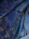 BRAIDLAND – BLUES silk scarf