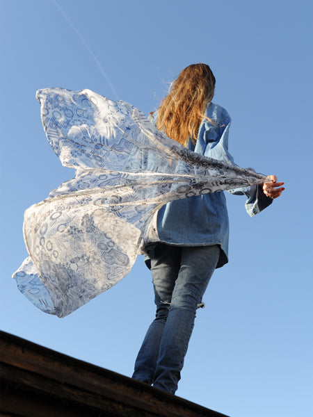 MYSTERY DOOR – silk mousseline