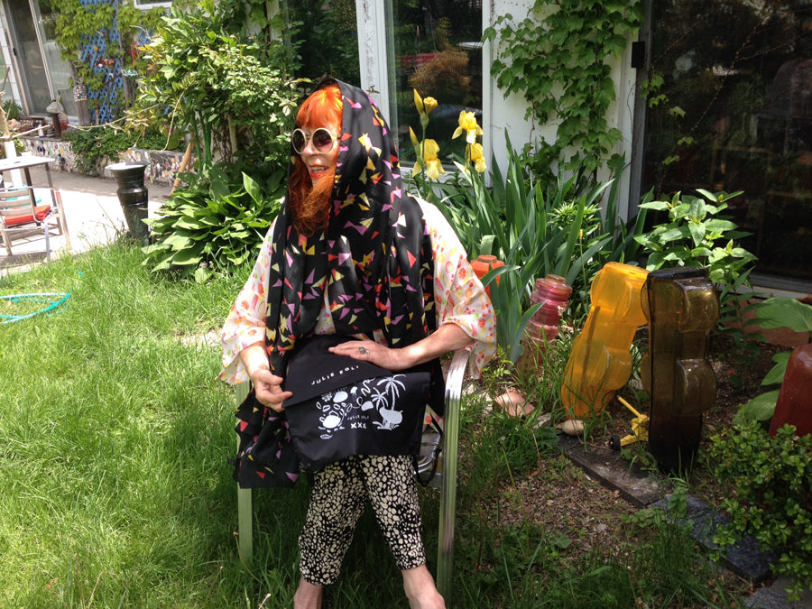 ALZAR – crepe de chine silk scarf