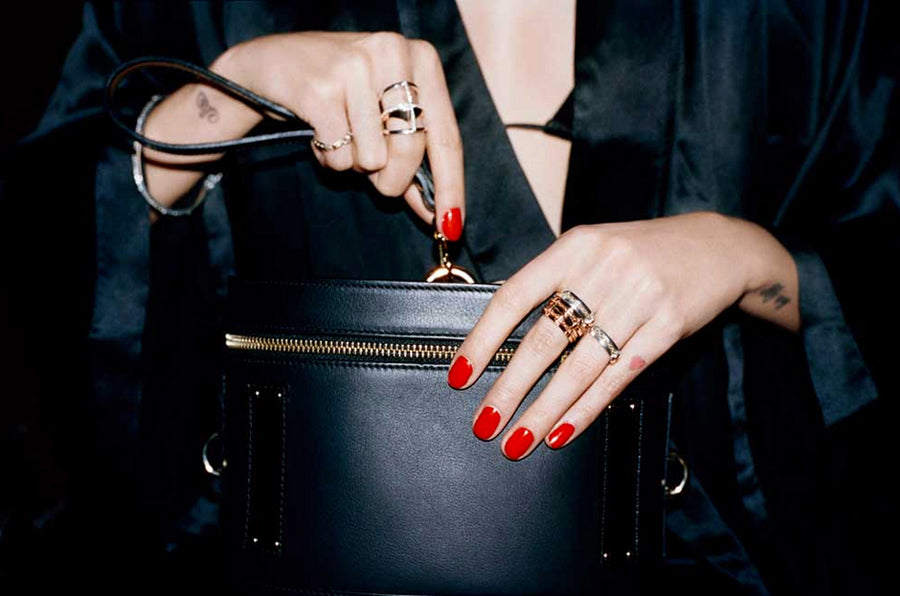 NECESER – BLACK/GOLD bag