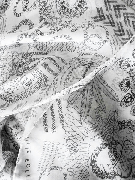 MYSTERY DOOR – silk mousseline