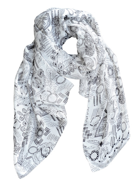 MYSTERY DOOR – silk mousseline