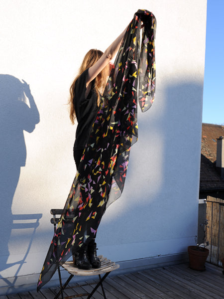 ALZAR – silk mousseline