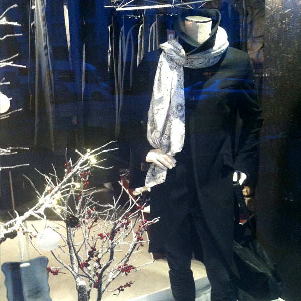 MYSTERY DOOR – crepe de chine silk scarf