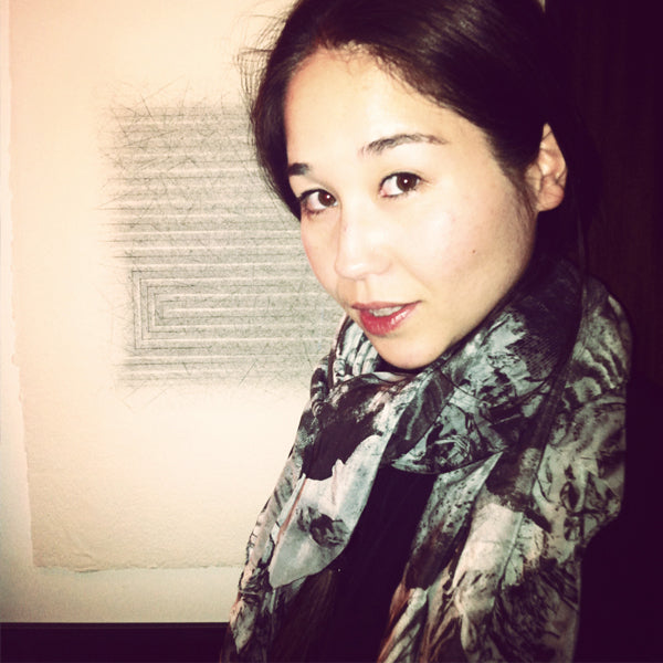 DEAR SPARKLY – STONE silk scarf