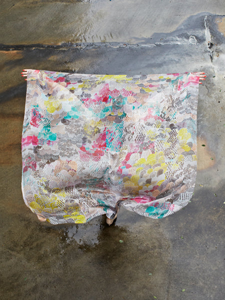 SEASTER silk mousseline scarf